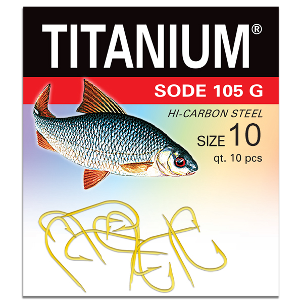 Háčik Titanium SODE (10 ks), veľ. 10