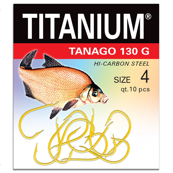 Háčik Titanium TANAGO (10 ks), veľ. 4