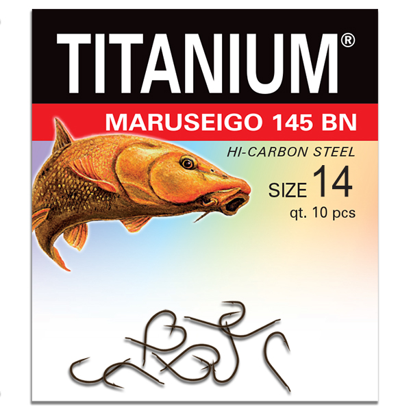 Háčik Titanium MARUSEIGO (10 ks), veľ. 14