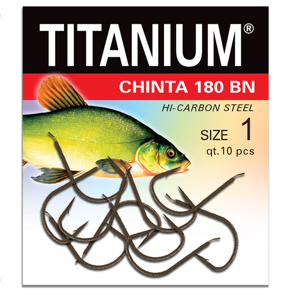 Háčik Titanium CHINTA (10 ks), veľ. 1