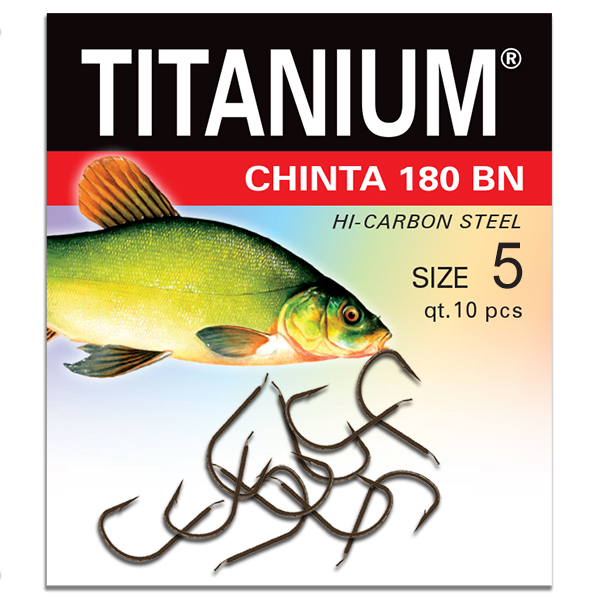 Háčik Titanium CHINTA (10 ks), veľ. 5