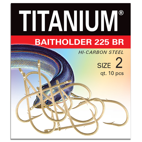 Háčik Titanium BAITHOLDER (10 ks), veľ. 2