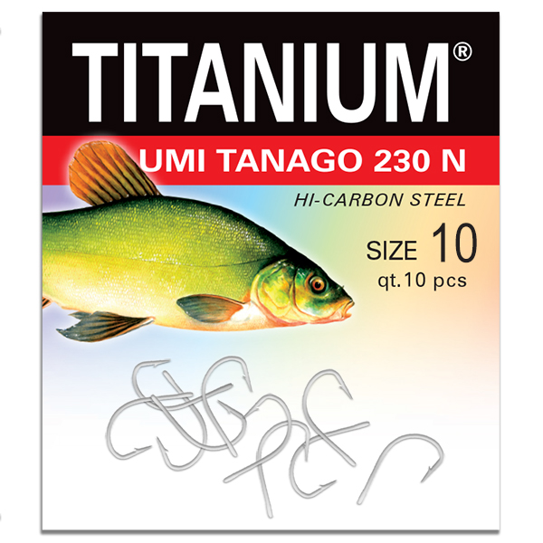 Háčik Titanium UMI TANAGO (10 ks), veľ. 10