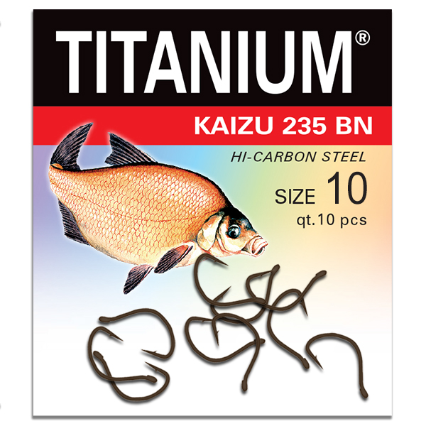 Háčik Titanium KAIZU (10 ks), veľ. 10