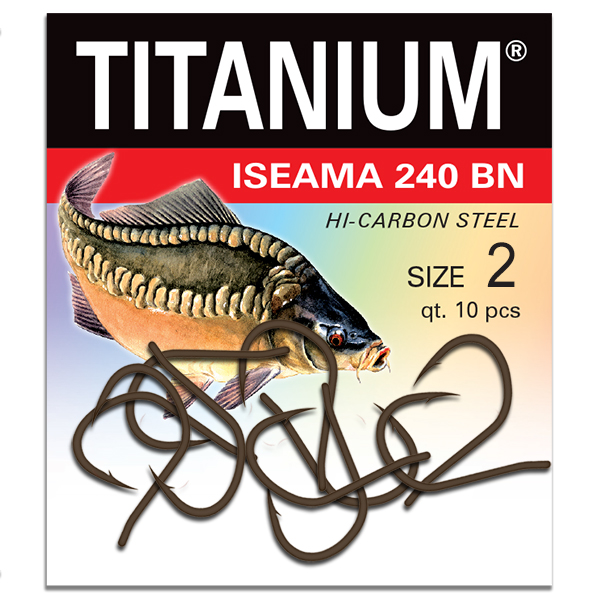 Háčik Titanium ISEAMA (10 ks), veľ. 2