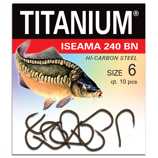 Háčik Titanium ISEAMA (10 ks), veľ. 6