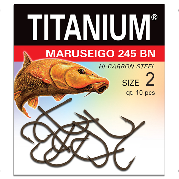 Háčik Titanium MARUSEIGO (10 ks), veľ. 2