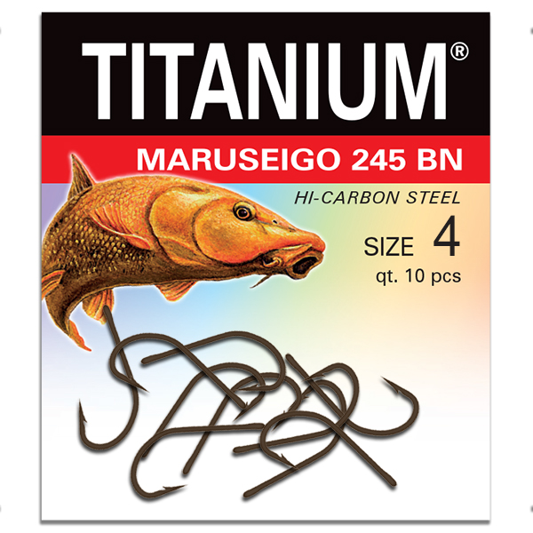 Háčik Titanium MARUSEIGO (10 ks), veľ. 4