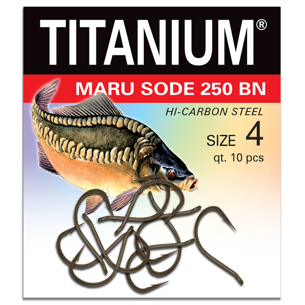 Háčik Titanium MARU SODE (10 ks), veľ. 4