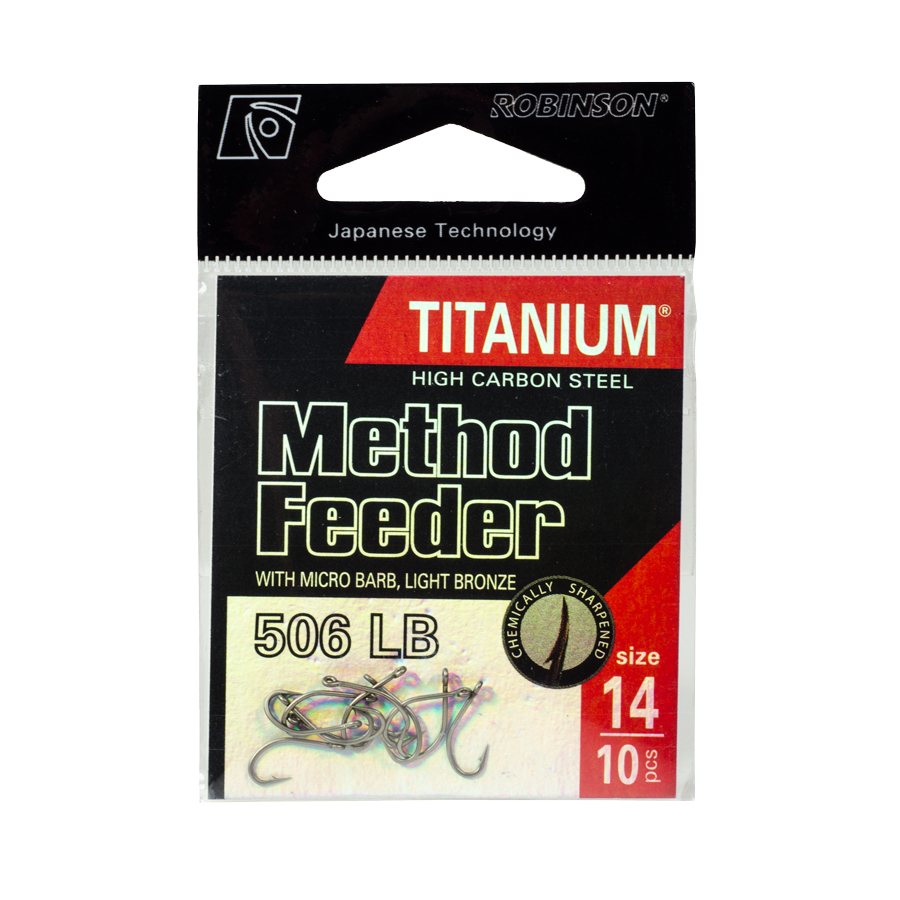 Háčik Titanium Method Feeder 506 LB, veľ. 10 (10 ks)