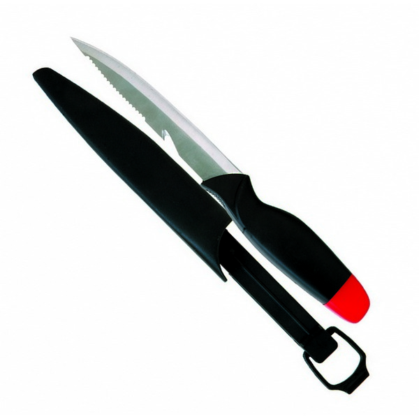 Nôž filetovací "Finka" s pílkou - blister