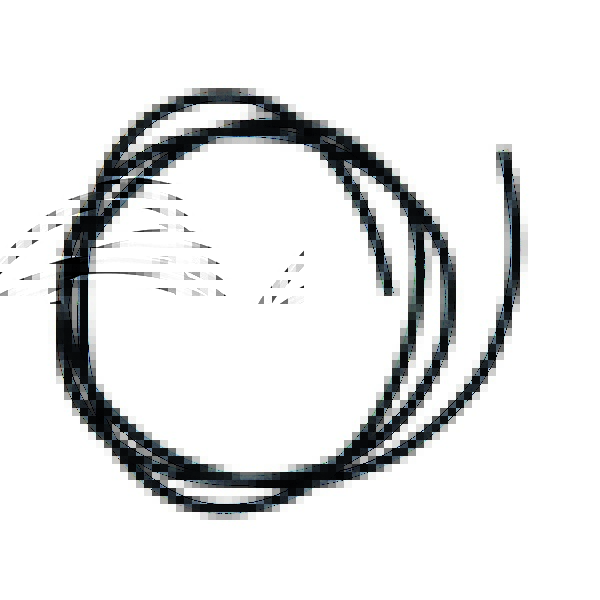 Bužírka na plaváky silikónová čierna Ø 0,5mm (dĺžka 1m)