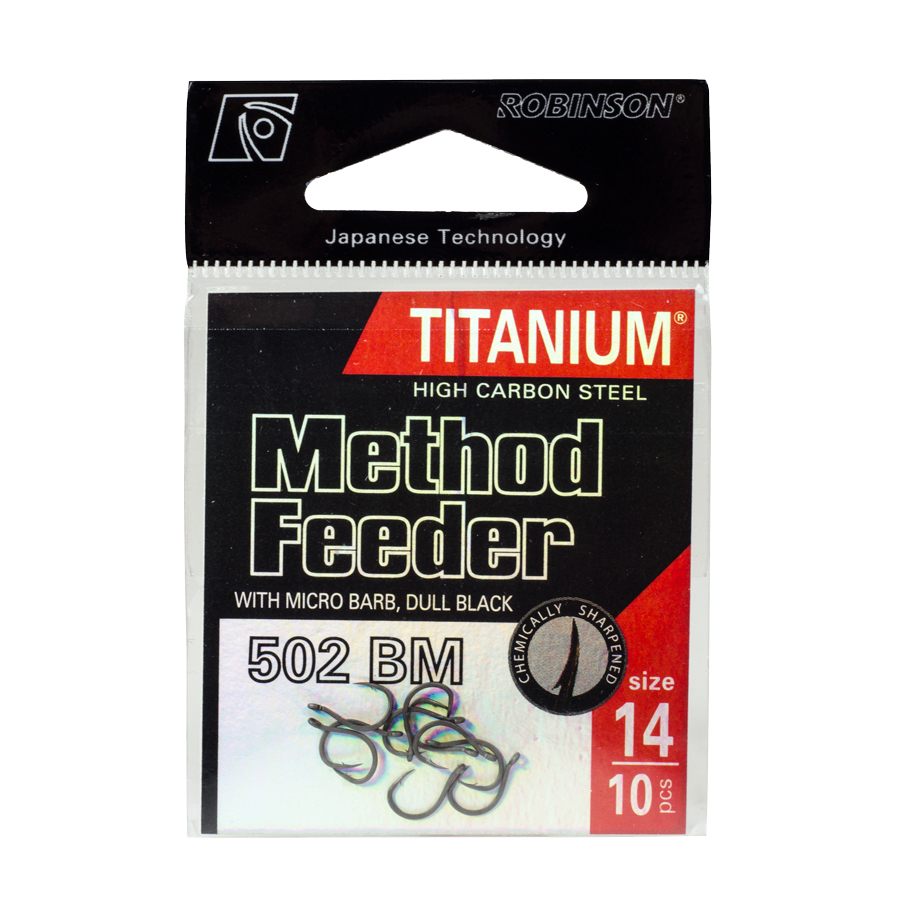 Háčik Titanium Method Feeder 502 BM, veľ. 10 (10 ks)