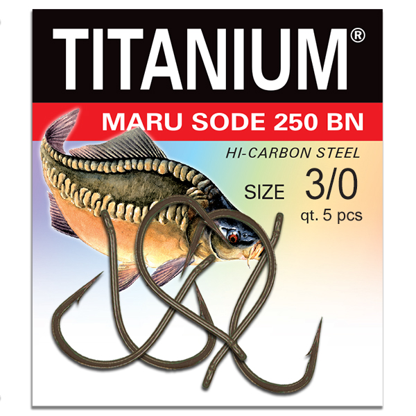 Háčik Titanium MARU SODE (5 ks), veľ. 3/0