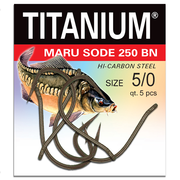 Háčik Titanium MARU SODE (5 ks), veľ. 5/0