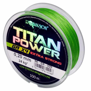 Šnúra Titan Power GA 0.50mm, 100m, zelená