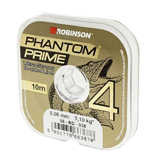 Šnúra Phantom Prime X4 0,06mm, 10m, tmavo zelená