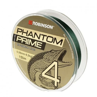 Šnúra Phantom Prime X4 0,08mm, 150m, tmavo zelená