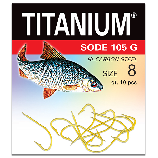 Háčik Titanium SODE (10 ks), veľ. 8