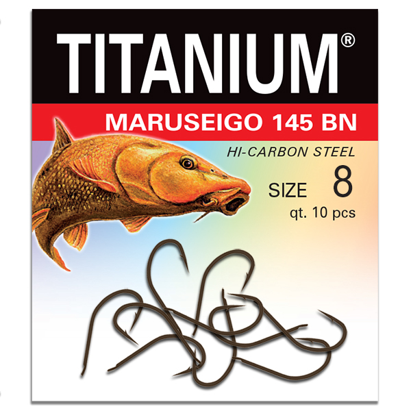 Háčik Titanium MARUSEIGO (10 ks), veľ. 8