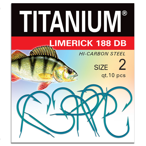 Háčik Titanium LIMERICK (10 ks), veľ. 2