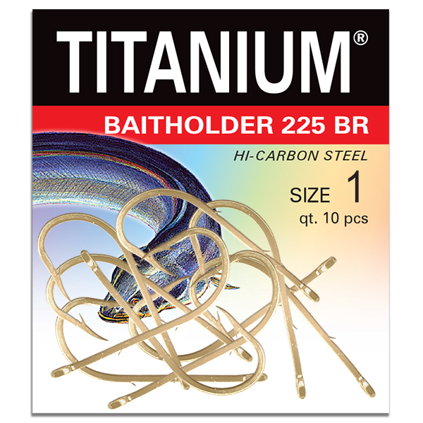 Háčik Titanium BAITHOLDER (10 ks), veľ. 1