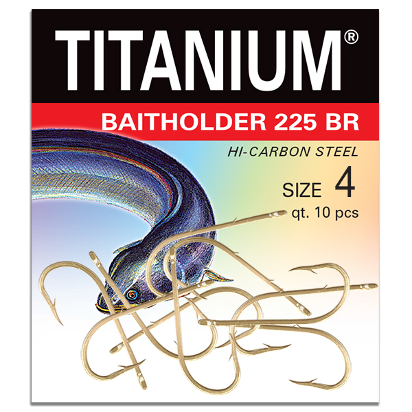 Háčik Titanium BAITHOLDER (10 ks), veľ. 4