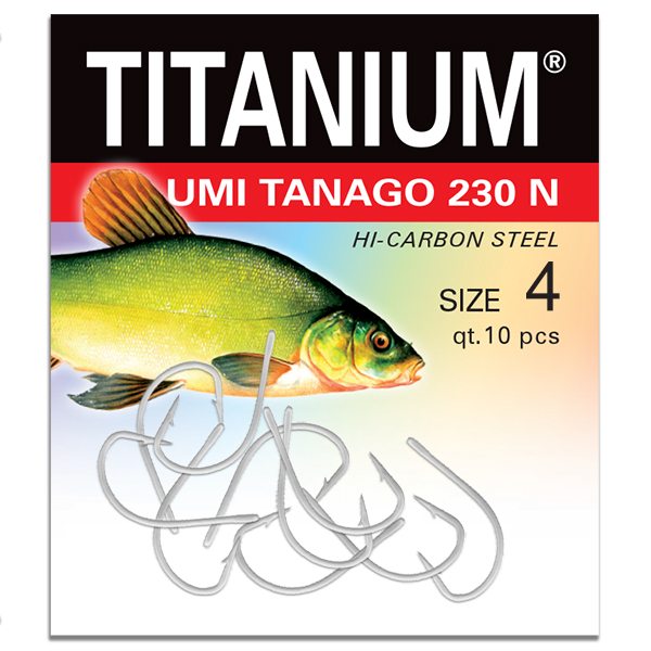 Háčik Titanium UMI TANAGO (10 ks), veľ. 4