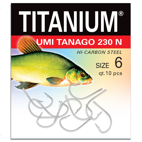Háčik Titanium UMI TANAGO (10 ks), veľ. 6