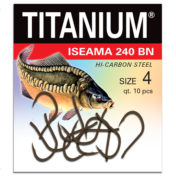 Háčik Titanium ISEAMA (10 ks), veľ. 4