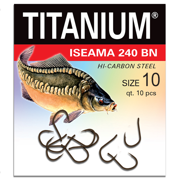 Háčik Titanium ISEAMA (10 ks), veľ. 10