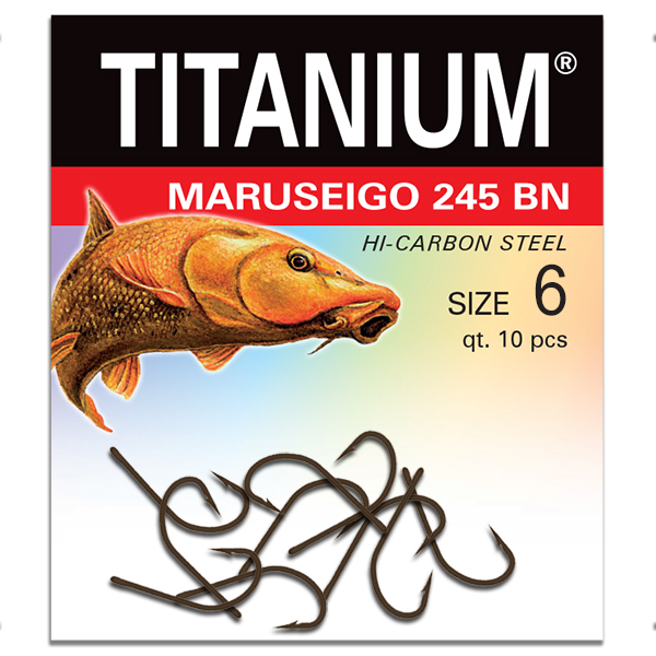 Háčik Titanium MARUSEIGO (10 ks), veľ. 6