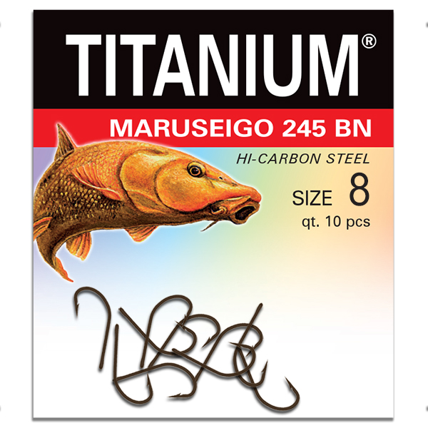 Háčik Titanium MARUSEIGIO (10 ks), veľ. 8
