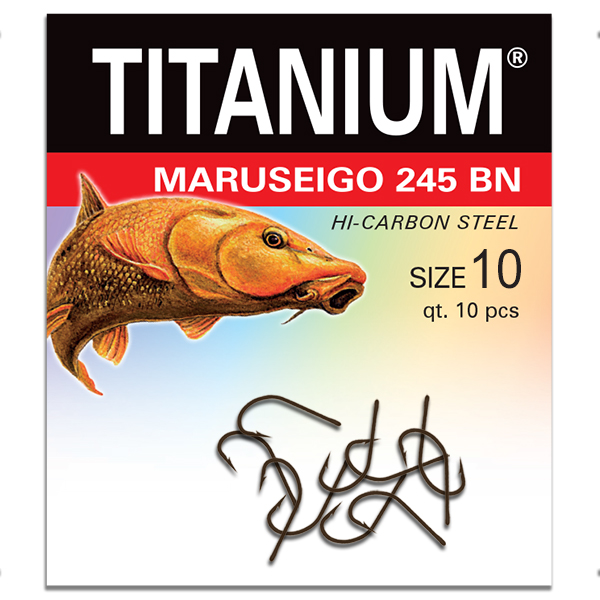 Háčik Titanium MARUSEIGO (10 ks), veľ. 10