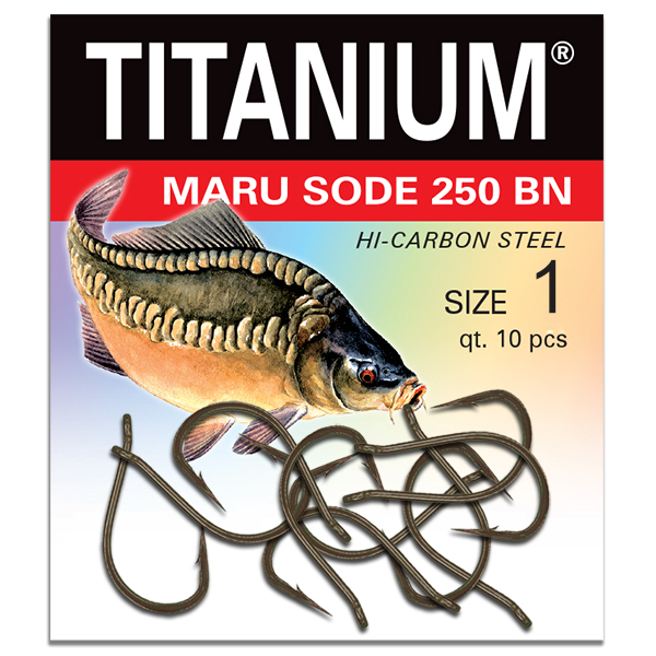 Háčik Titanium MARU SODE (10 ks), veľ. 1