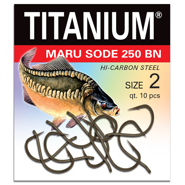 Háčik Titanium MARU SODE (10 ks), veľ. 2
