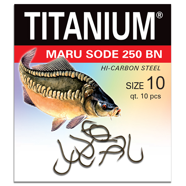 Háčik Titanium MARU SODE (10 ks), veľ. 10
