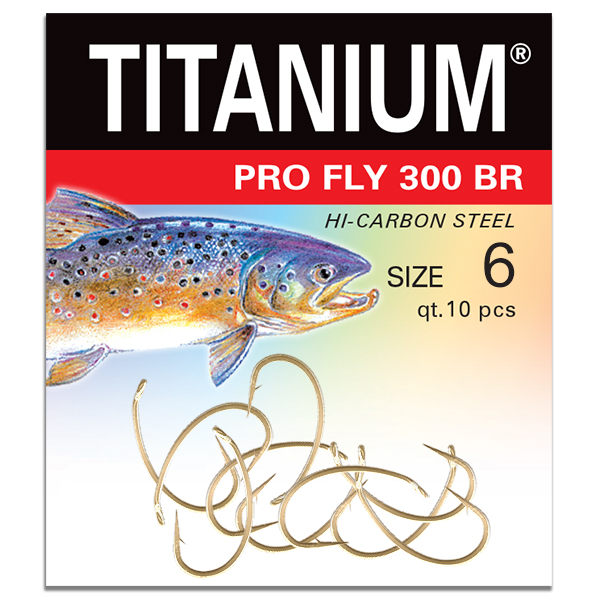 Háčik Titanium PRO FLY (10 ks), veľ. 6