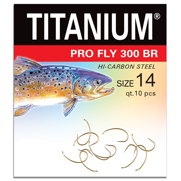 Háčik Titanium PRO FLY (10 ks), veľ. 14