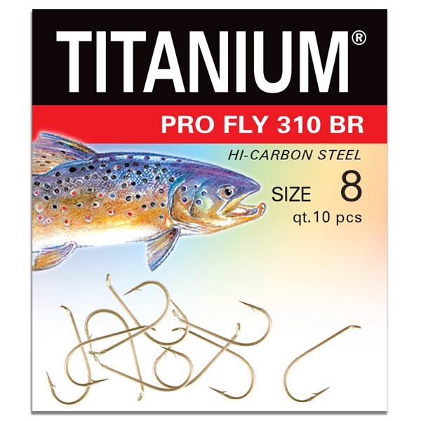 Háčik Titanium PRO FLY (10 ks), veľ. 8