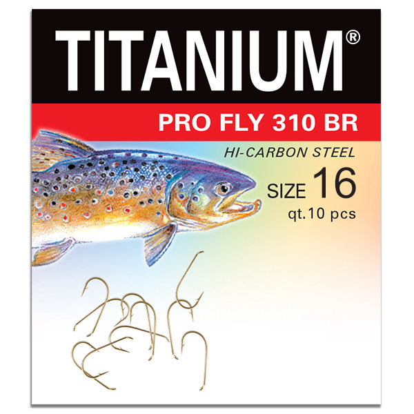 Háčik Titanium PRO FLY (10 ks), veľ. 16