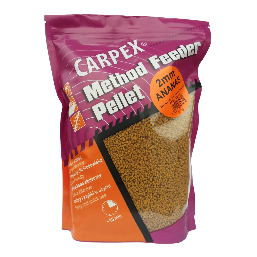 Carpex Method Feeder Pellet - Jahoda 2mm, 0,75kg