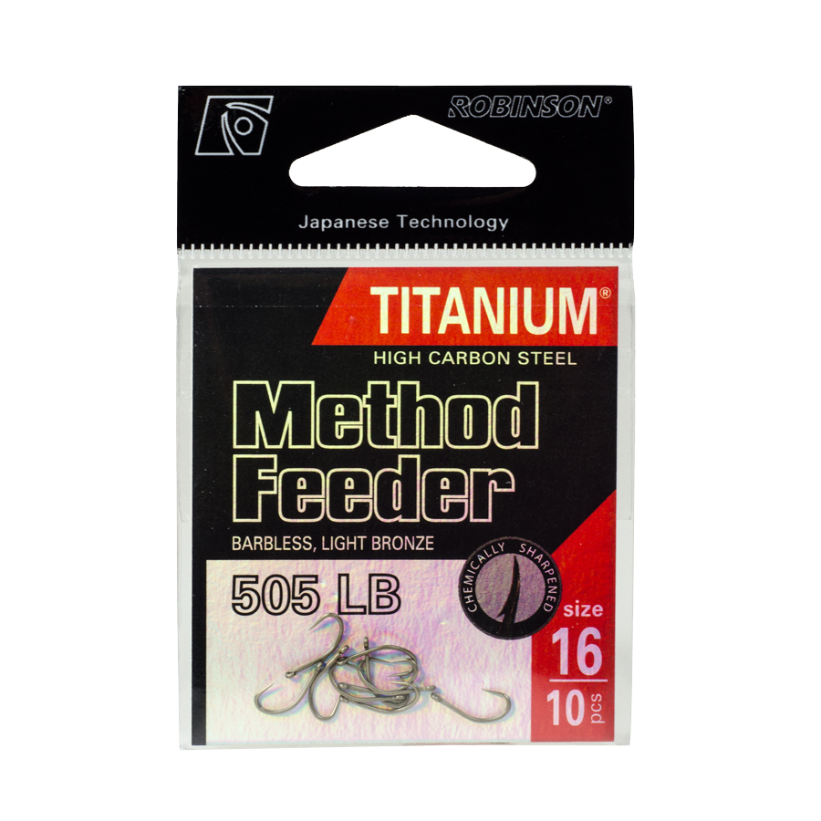 Háčik Titanium Method Feeder 505LB, veľ. 10 (10 ks)