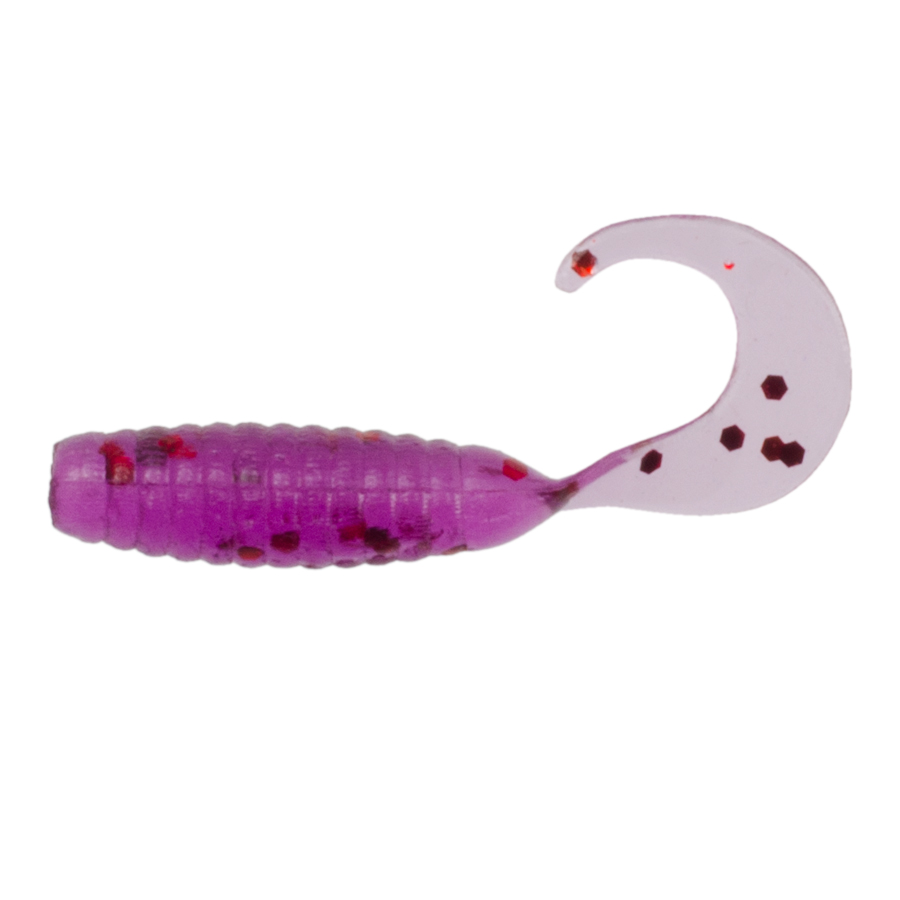 Tritail Twist 3,5cm, Purple Shiner (25ks)