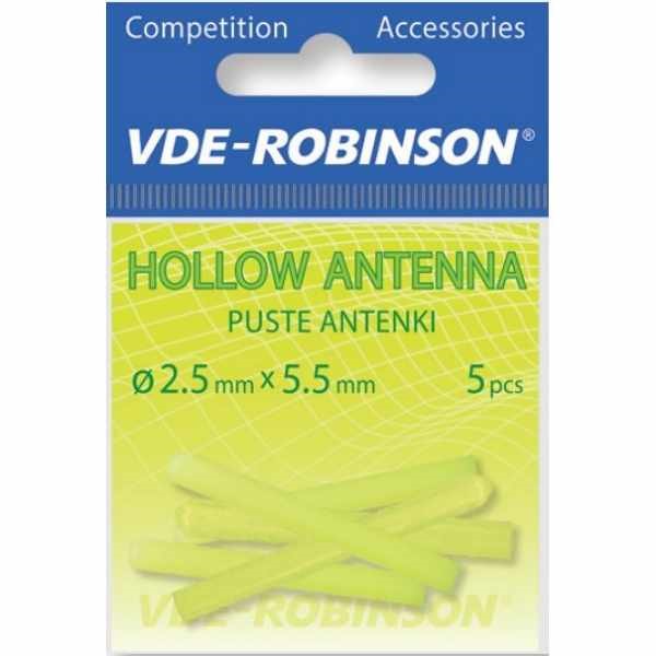 VDE-R Anténky plavákové  2,5x5,5mm, žltá , 5ks.