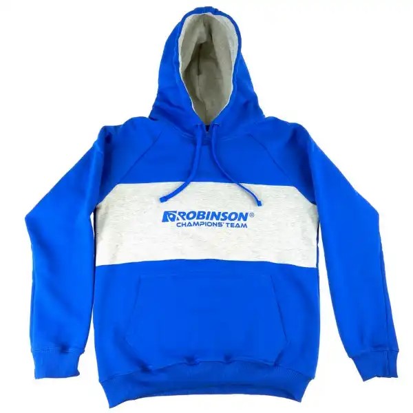 Bavlnená mikina Robinson - modrá/šedá(XL)
