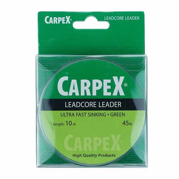 Lead Core 45LB, 10m, moss green snake