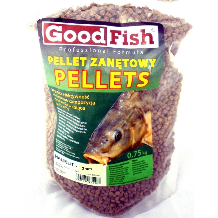 Mikropellet 3mm, halibut, 0,75kg