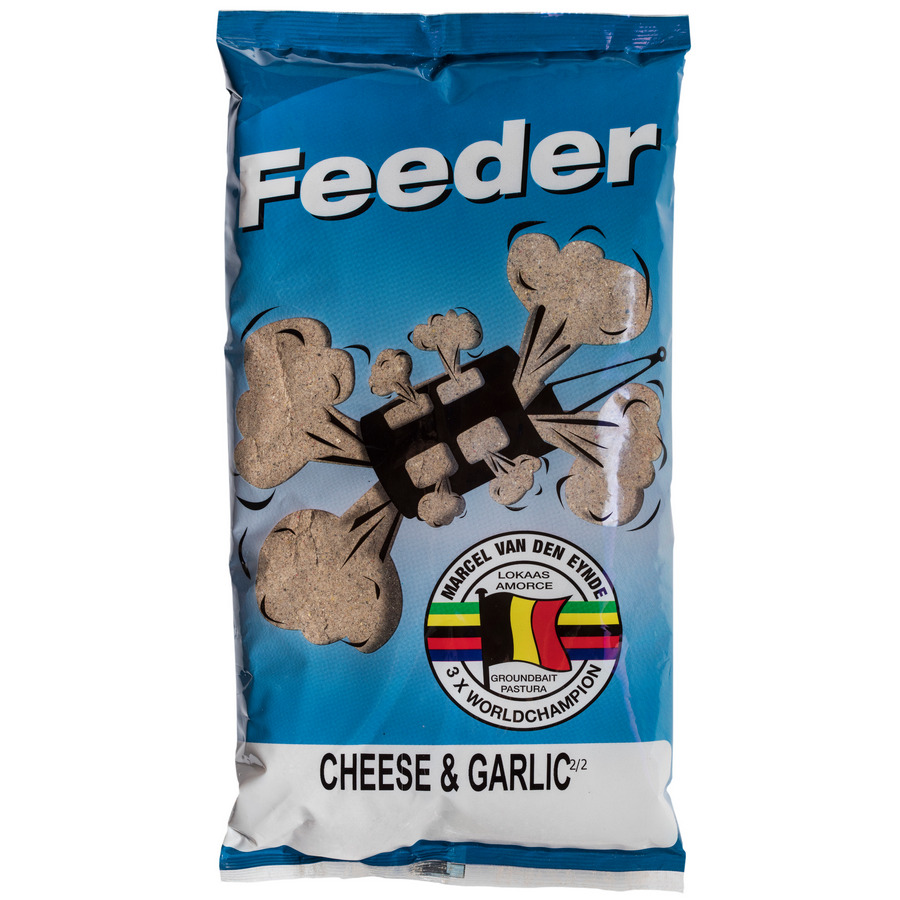 Vnadiaca zmes MVDE Feeder Cheese&Garlic 1kg