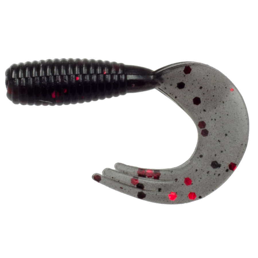 Tritail Twist 3,5cm, Black Shiner (5ks)